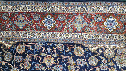 Vintage & superfine Isfahan 260×115 cm | Rug# 11526