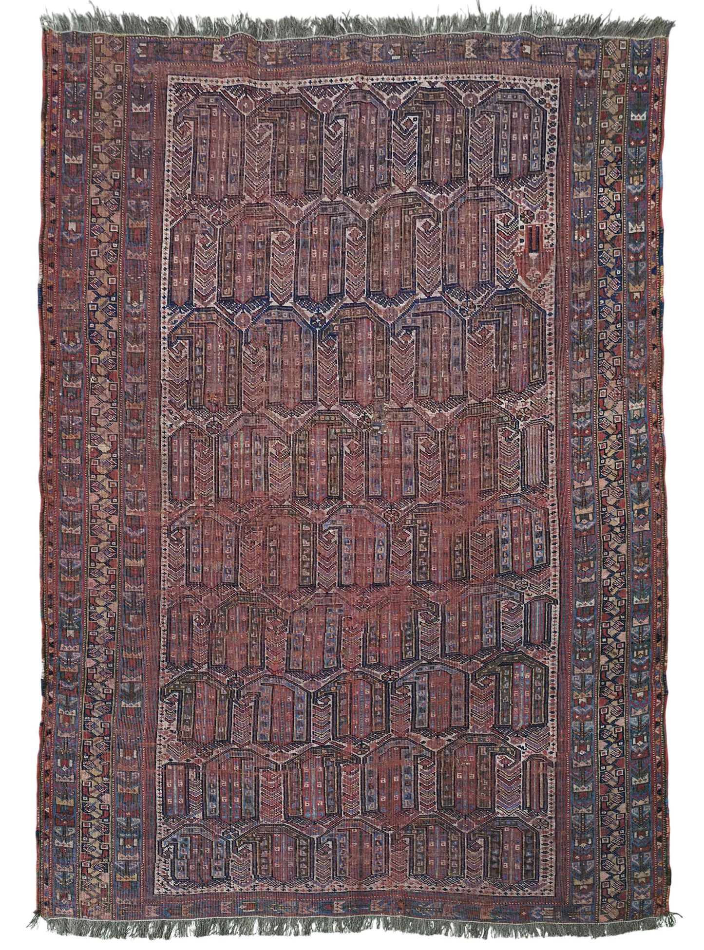 Hand knotted antique Afshar rug 165×120 cm | Rug# 11532
