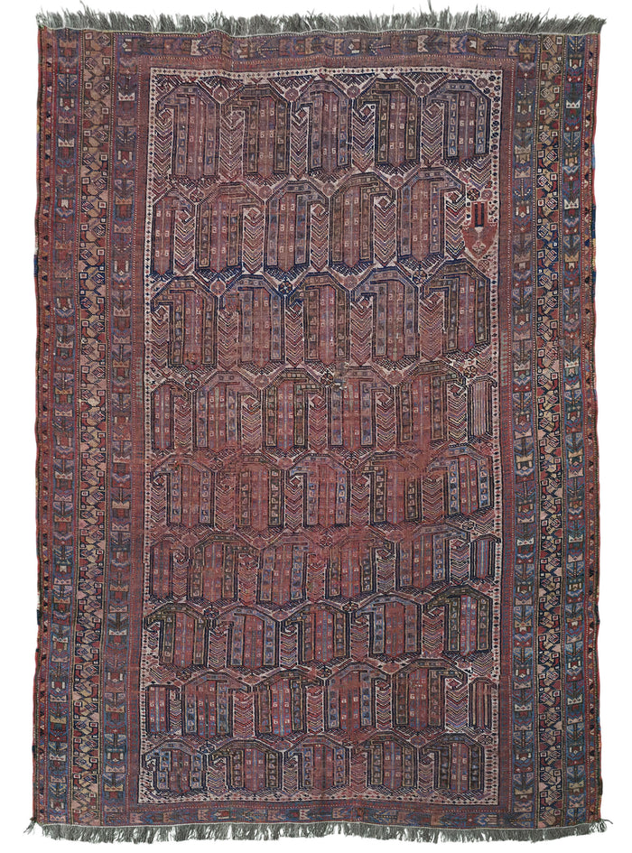 Hand knotted antique Afshar rug 165×120 cm | Rug# 11532