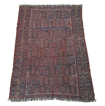 Hand knotted antique Afshar rug 165×120 cm | Rug# 11532
