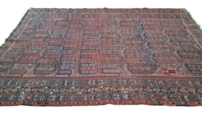 Hand knotted antique Afshar rug 165×120 cm | Rug# 11532