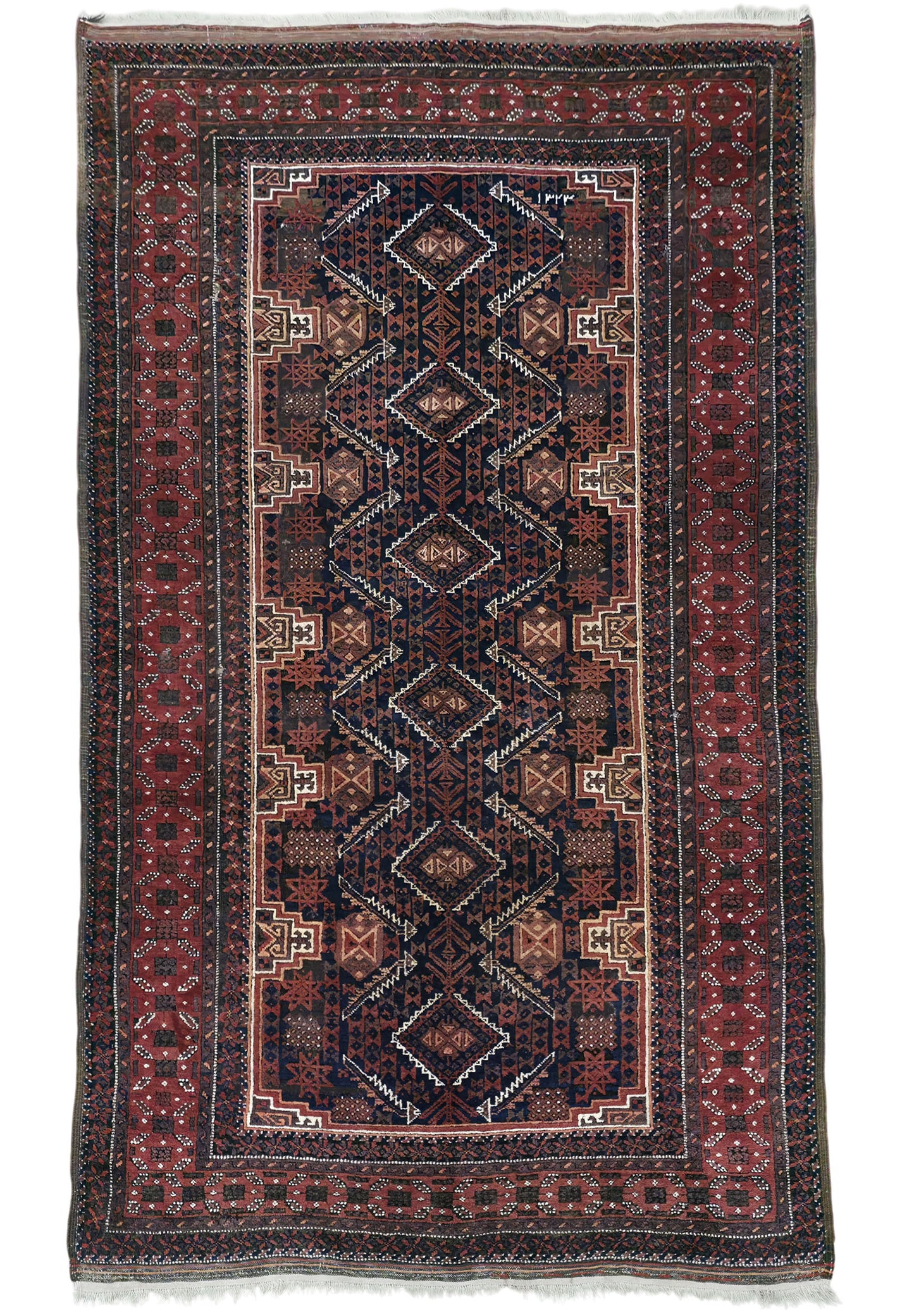 Early 20th century antique Balouch, 186×107 cm | Rug# 11535
