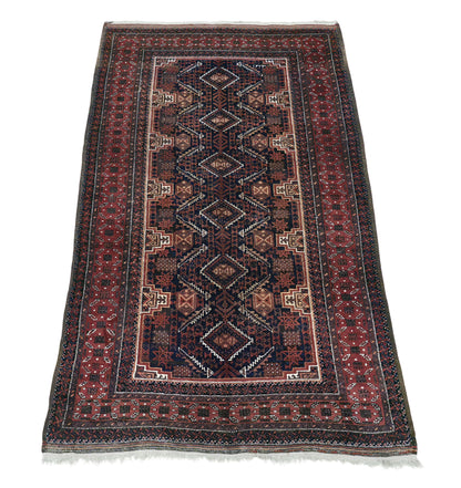Early 20th century antique Balouch, 186×107 cm | Rug# 11535