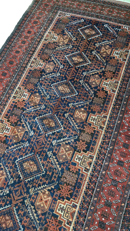 Early 20th century antique Balouch, 186×107 cm | Rug# 11535