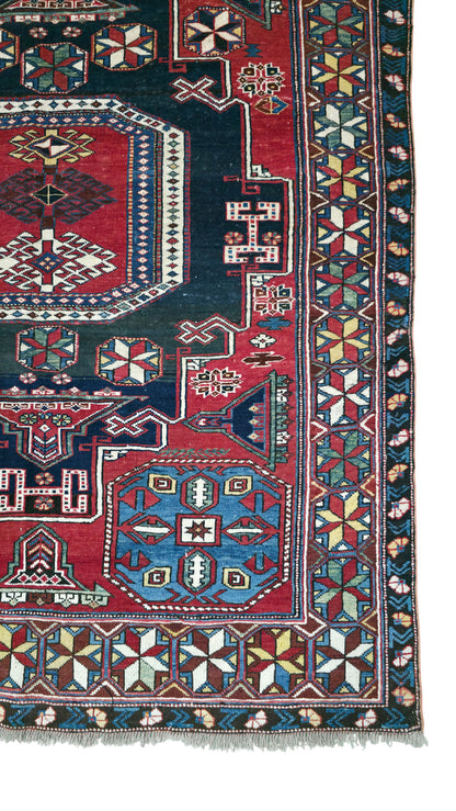 Hand knotted vintage Shahsavan-Zanjan rug 175×120 cm | Rug# 11536