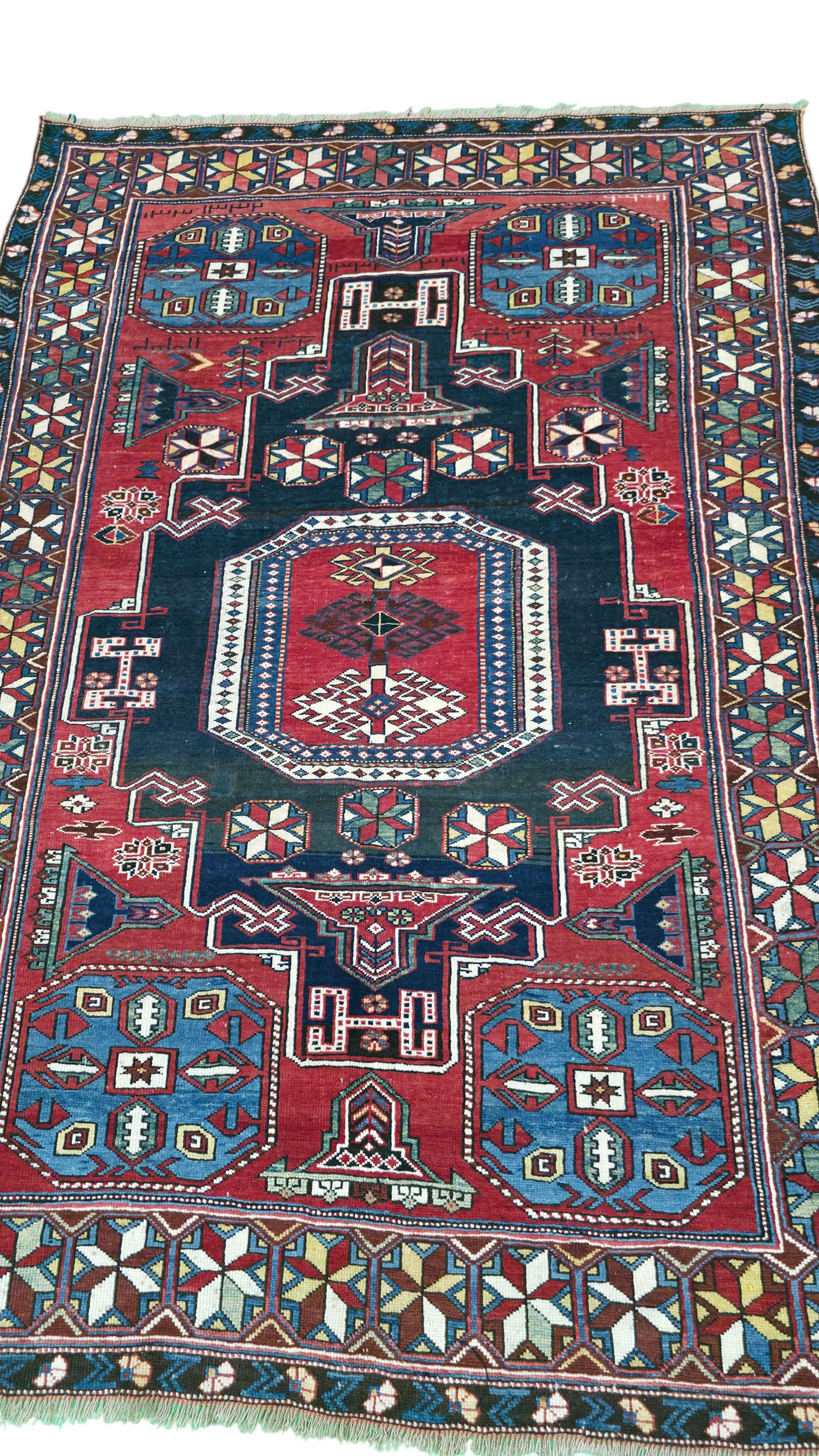 Hand knotted vintage Shahsavan-Zanjan rug 175×120 cm | Rug# 11536