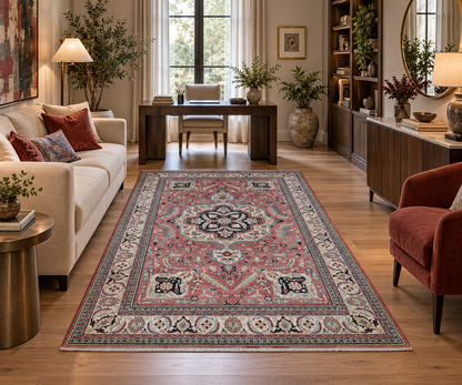 Vintage Pure Silk Tabriz Rug c.1960  215x140cm |  Rug# 11542