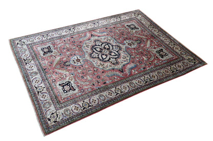 Vintage Pure Silk Tabriz Rug c.1960  215x140cm |  Rug# 11542