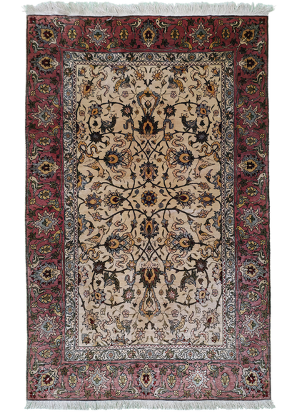 Turkish silk Hereke, circa 1975, superfine  110x70cm | Rug# 11544