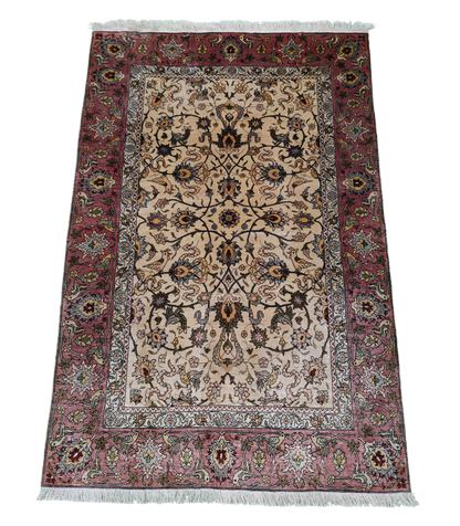 Turkish silk Hereke, circa 1975, superfine  110x70cm | Rug# 11544