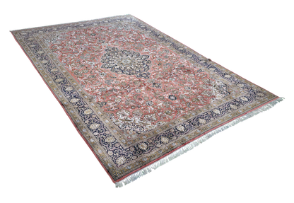 Antique Persian Qum Pure Silk Rug 310x215 cm | Rug# 11546