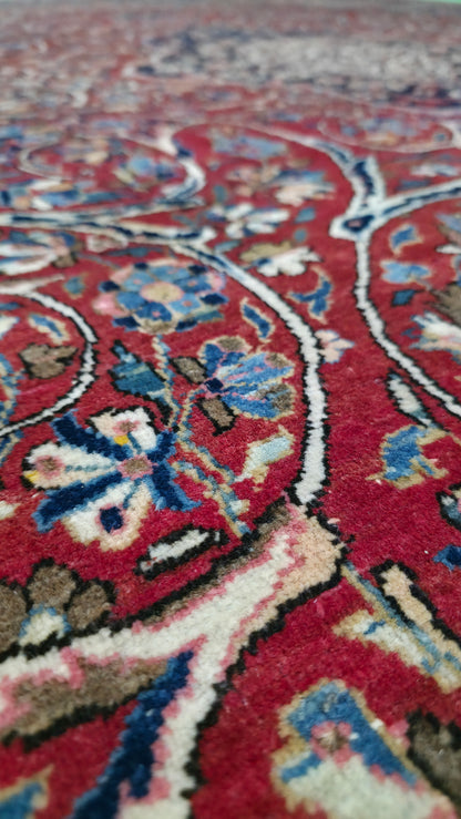Semi-Antique Persian Qazvin Rug 370x270 cm | Rug# 11549