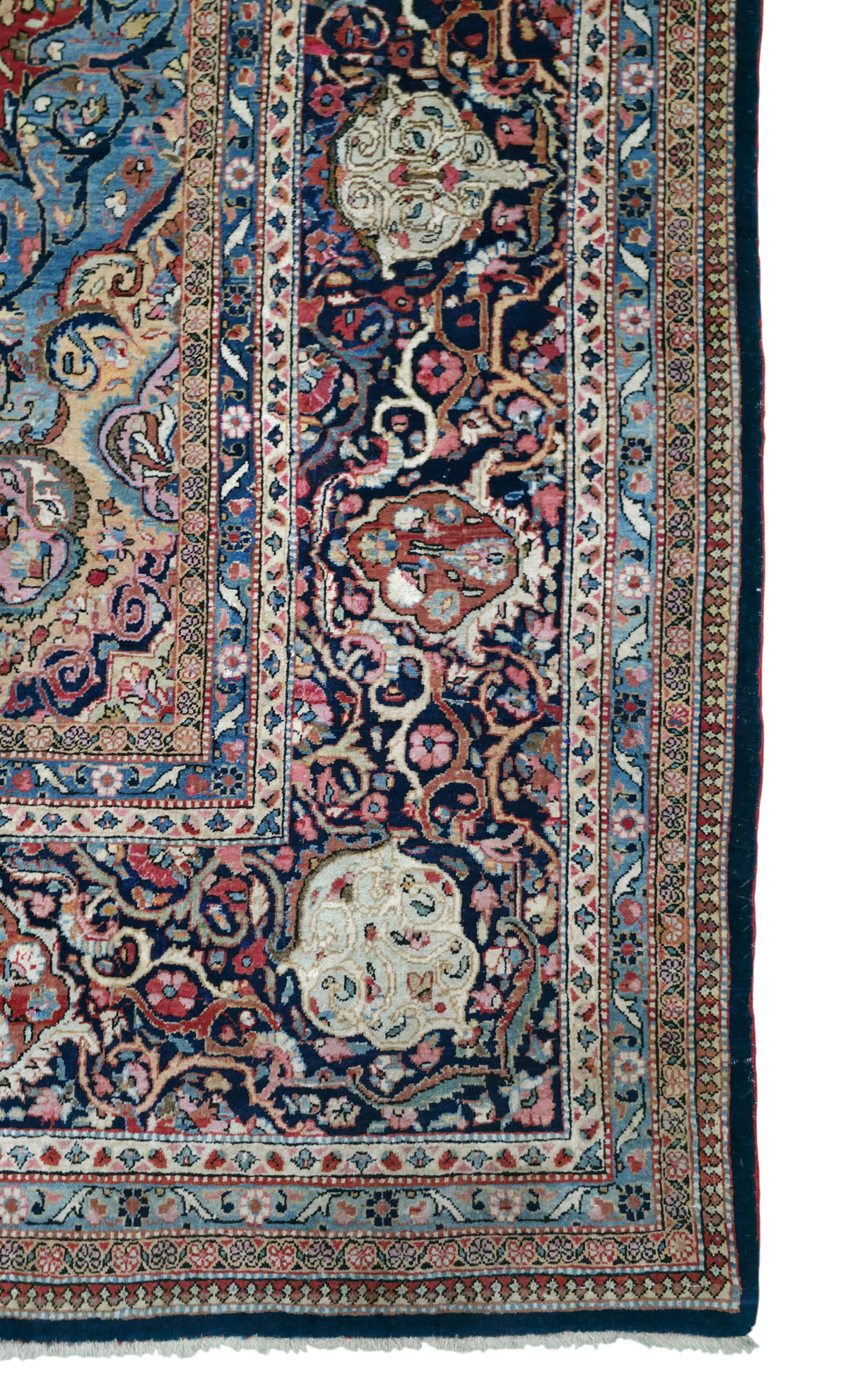 Semi-Antique Persian Qazvin Rug 370x270 cm | Rug# 11549