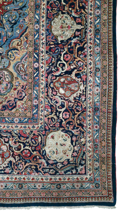 Semi-Antique Persian Qazvin Rug 370x270 cm | Rug# 11549