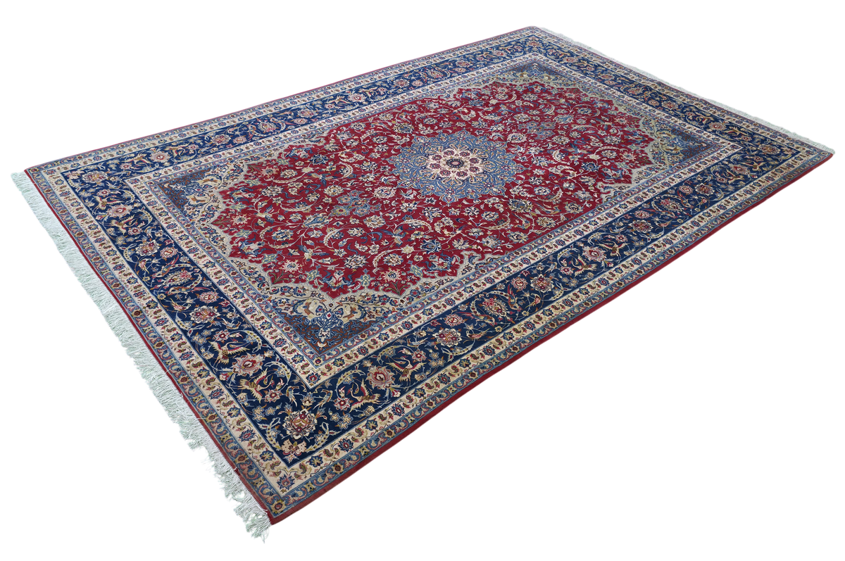 Pre-Loved Vintage Isfehan Rug 320x220 cm | Rug# 11551