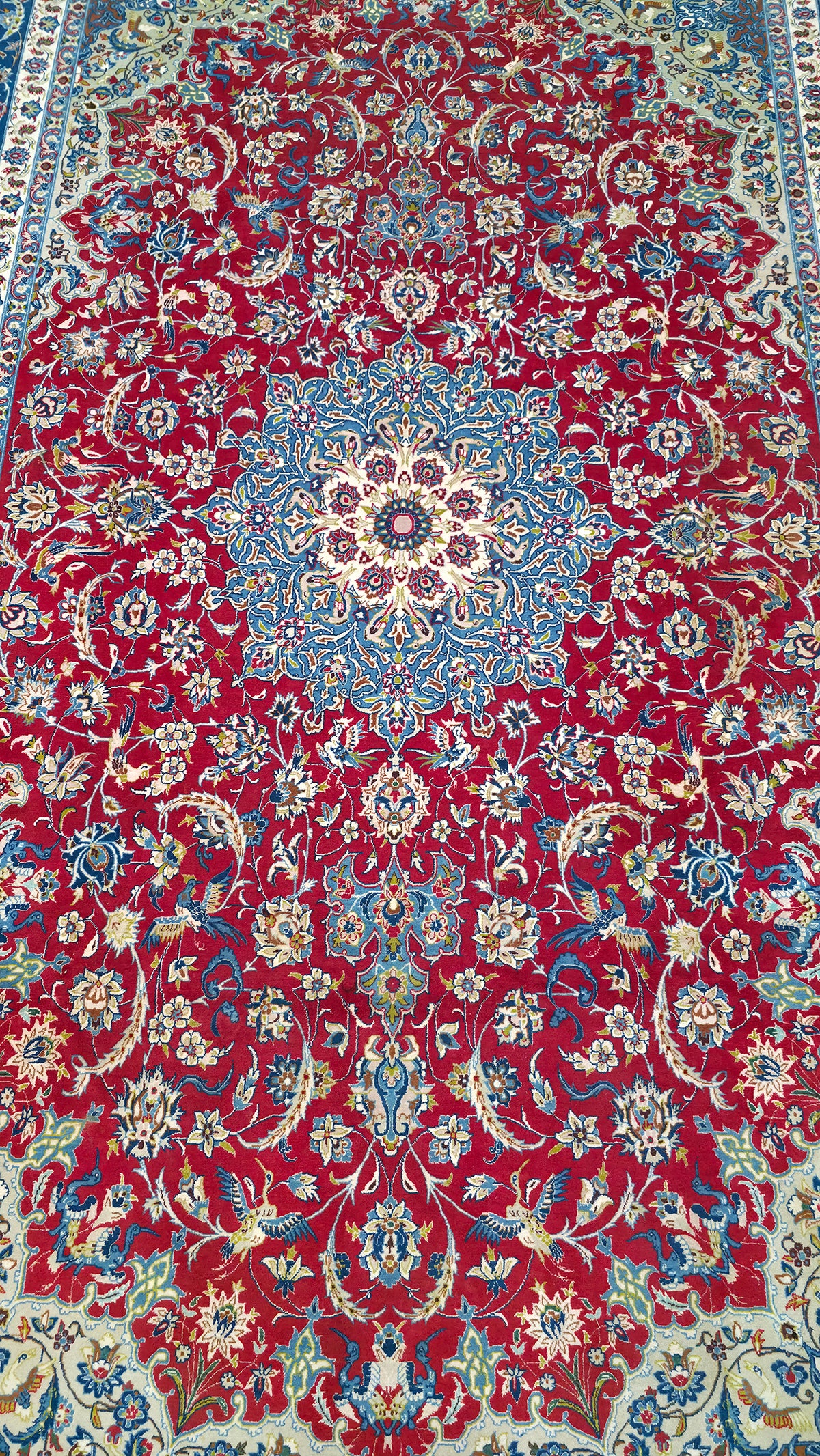 Pre-Loved Vintage Isfehan Rug 320x220 cm | Rug# 11551