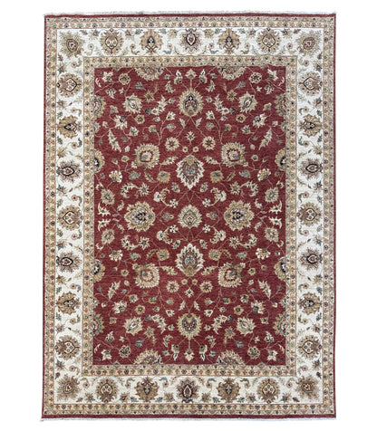 Custom-Made Agra Mughal Ziegler Design Rug 369x270 cm | Rug# 11683
