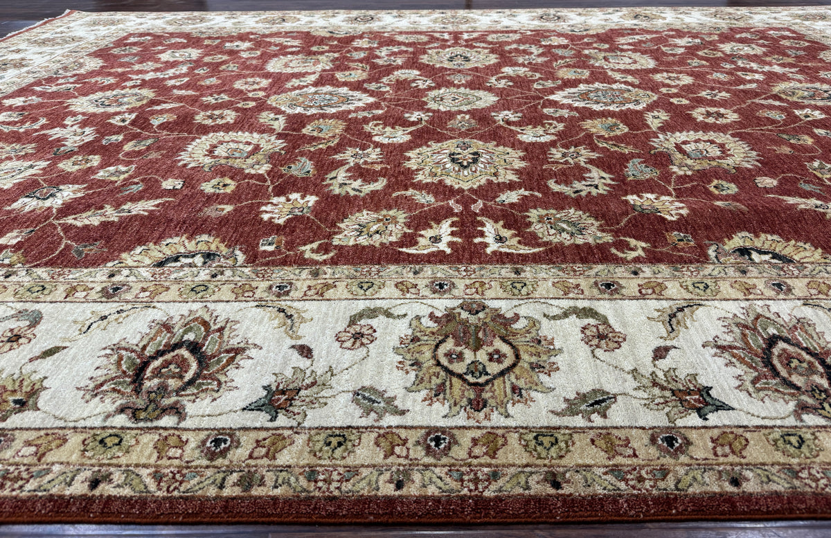 Custom-Made Agra Mughal Ziegler Design Rug 369x270 cm | Rug# 11683
