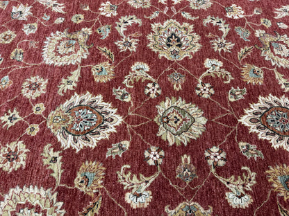 Custom-Made Agra Mughal Ziegler Design Rug 369x270 cm | Rug# 11683