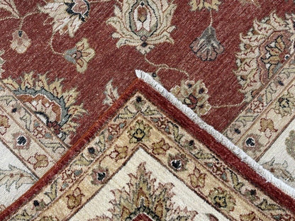 Custom-Made Agra Mughal Ziegler Design Rug 369x270 cm | Rug# 11683