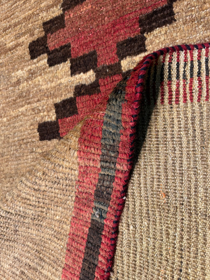 vintage nomadic Gabbeh, all wool construction  197x106 cm | Rug# 1217