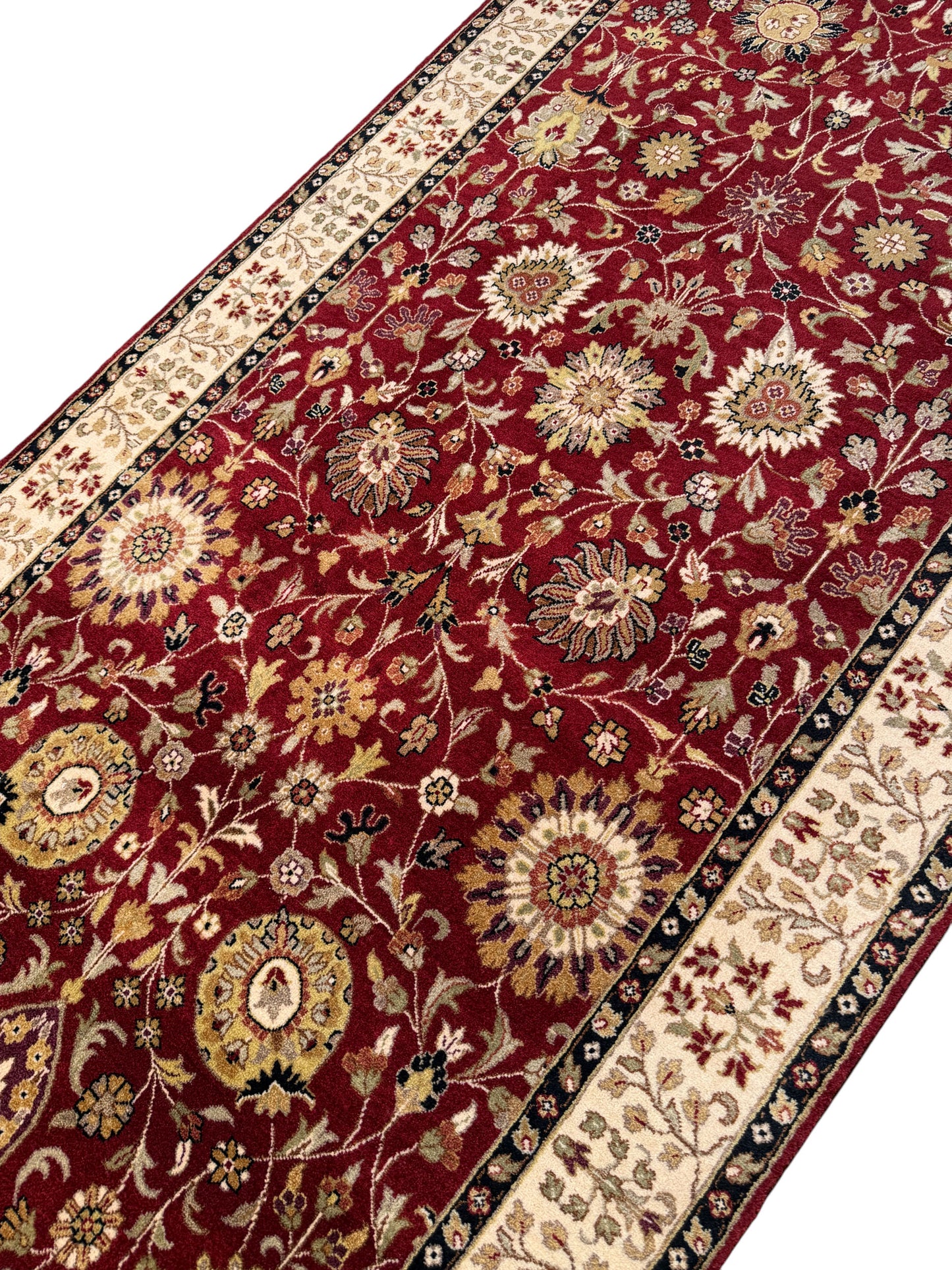 Superfine, Jaipur, antique Haji-Jalili design, 385x111 cm | Rug# 12477
