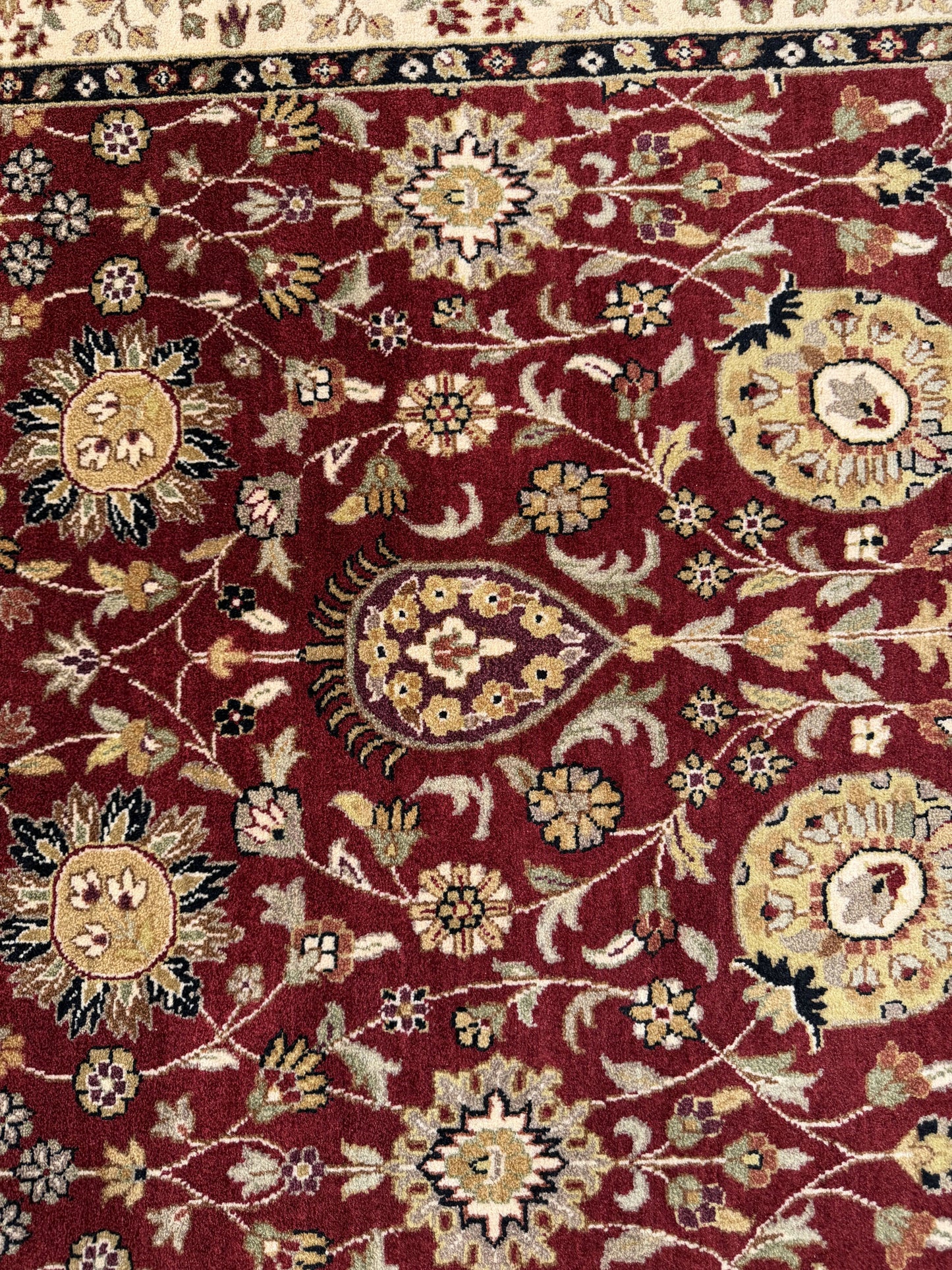 Superfine, Jaipur, antique Haji-Jalili design, 385x111 cm | Rug# 12477