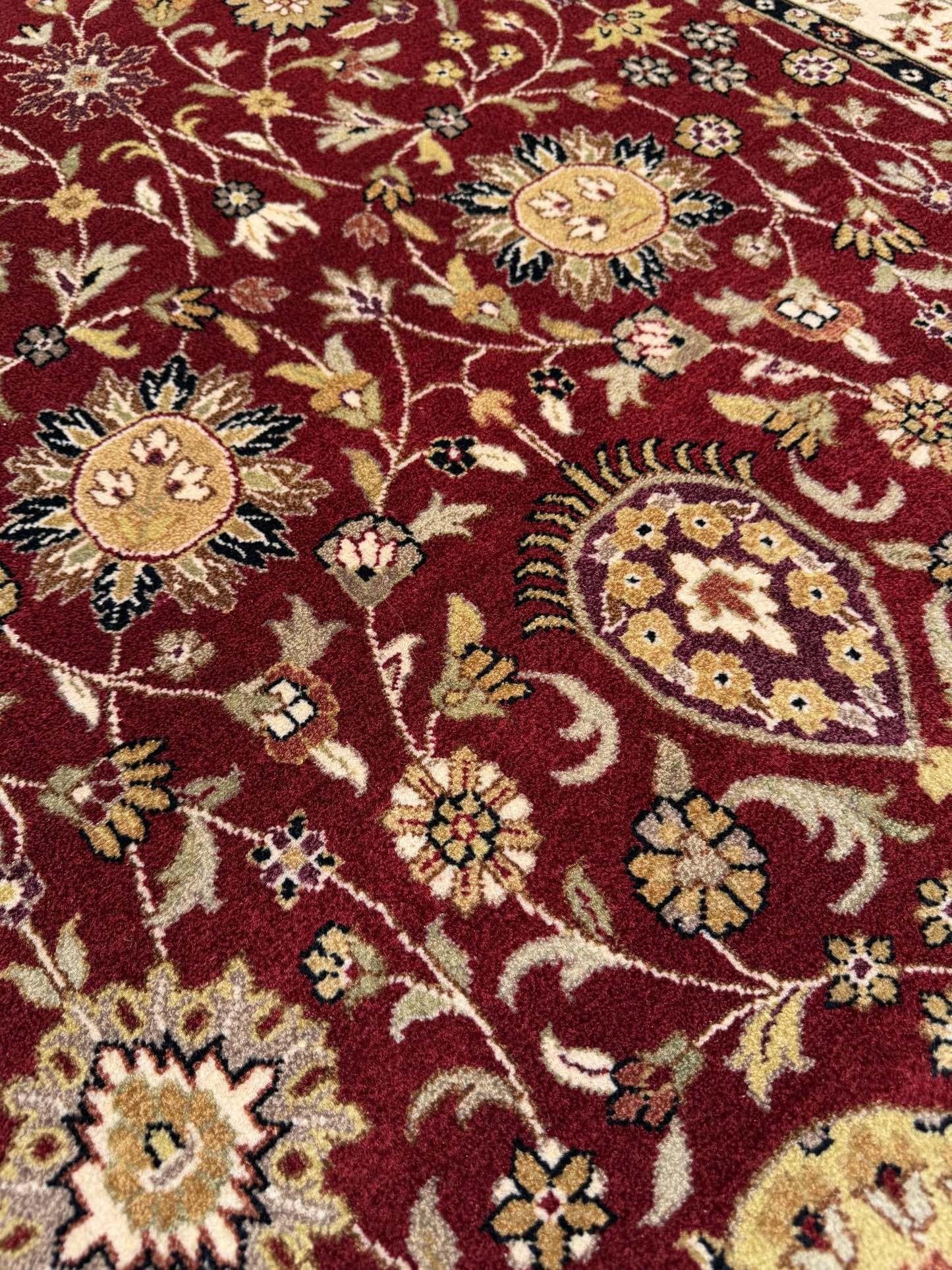 Superfine, Jaipur, antique Haji-Jalili design, 385x111 cm | Rug# 12477