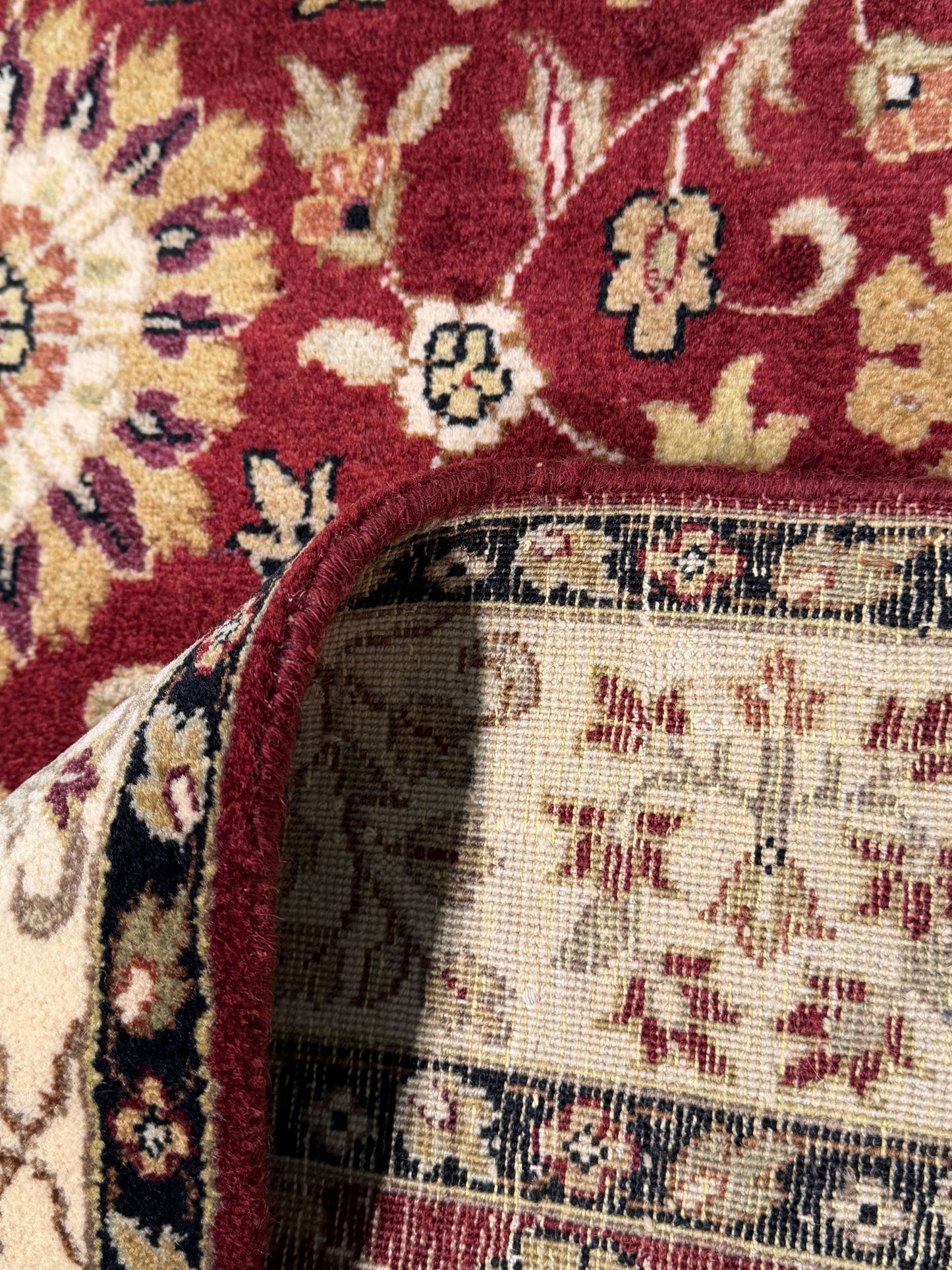 Superfine, Jaipur, antique Haji-Jalili design, 385x111 cm | Rug# 12477