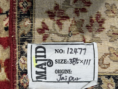 Superfine, Jaipur, antique Haji-Jalili design, 385x111 cm | Rug# 12477