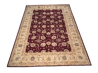 Afghan Turkaman weave, 19 century Sultanabad Ziegler design, 358×266 cm | Rug# 12574