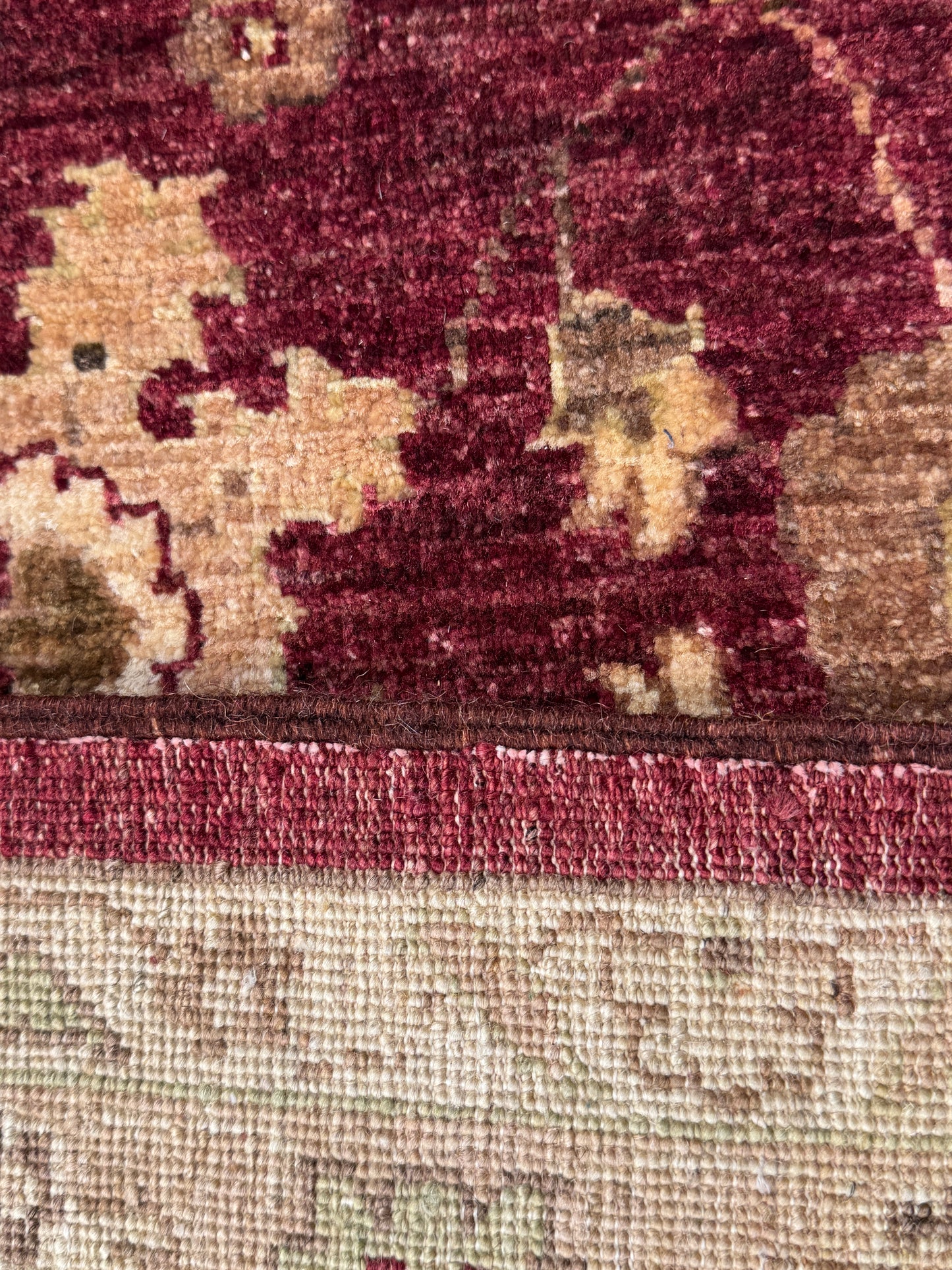 Afghan Turkaman weave, 19 century Sultanabad Ziegler design, 358×266 cm | Rug# 12574