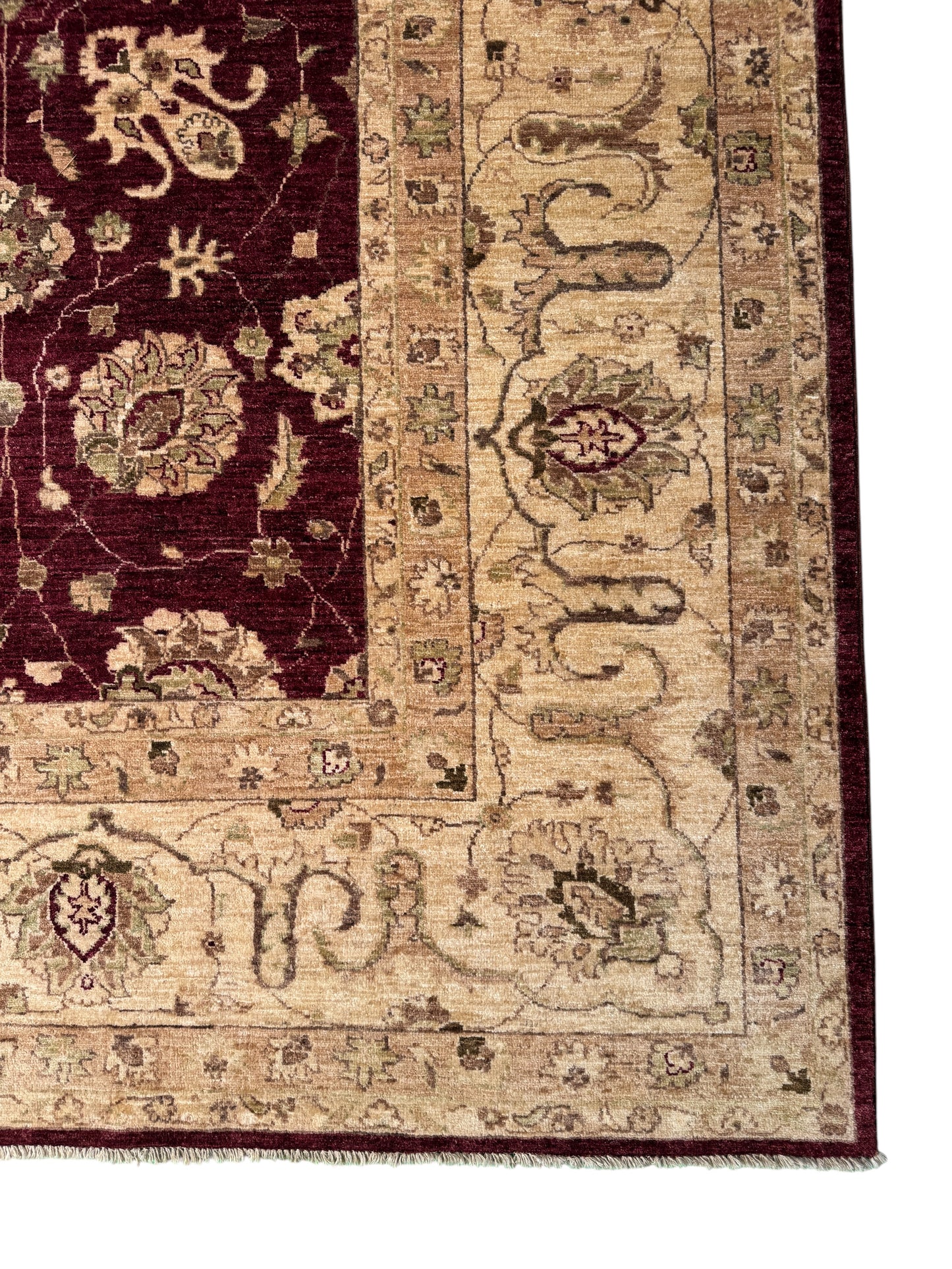Afghan Turkaman weave, 19 century Sultanabad Ziegler design, 358×266 cm | Rug# 12574