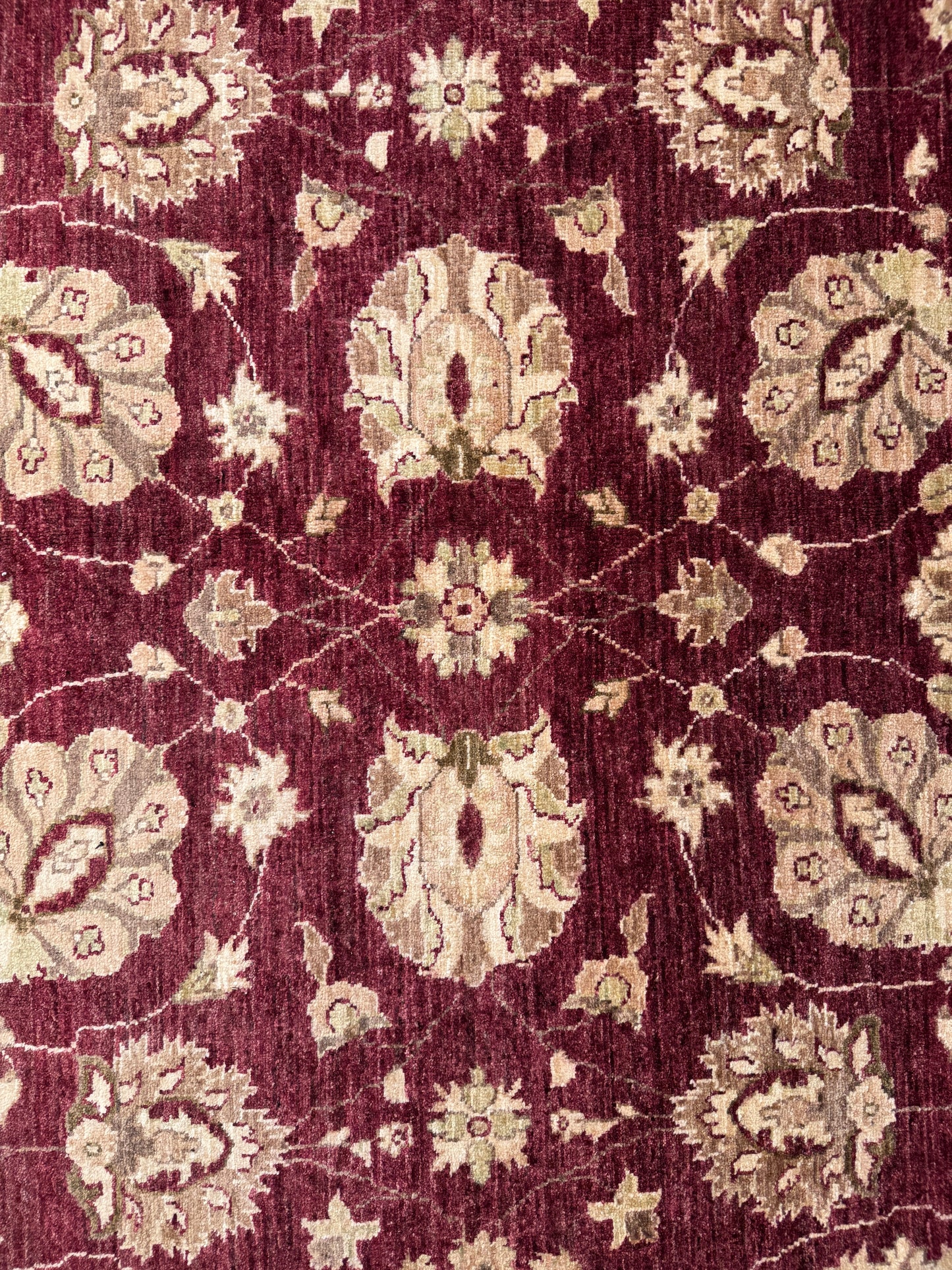 Afghan Turkaman weave, 19 century Sultanabad Ziegler design, 358×266 cm | Rug# 12574