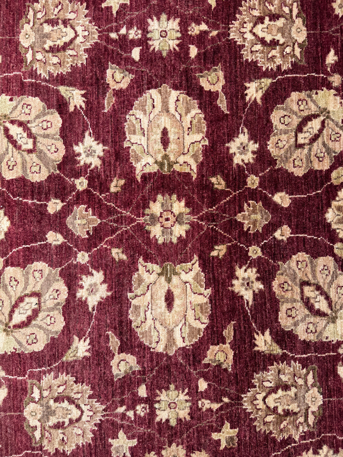Afghan Turkaman weave, 19 century Sultanabad Ziegler design, 358×266 cm | Rug# 12574