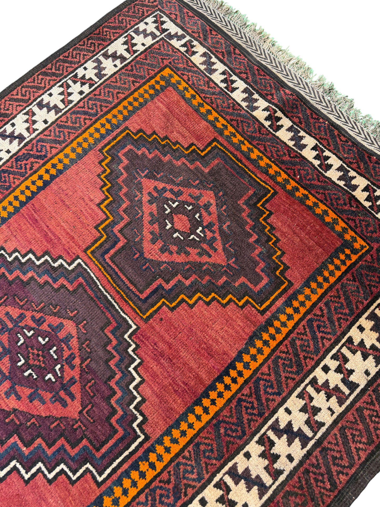 Antique Mushvani Tribal rug from Herat-Afghanistan 296x107cm | Rug# 1360