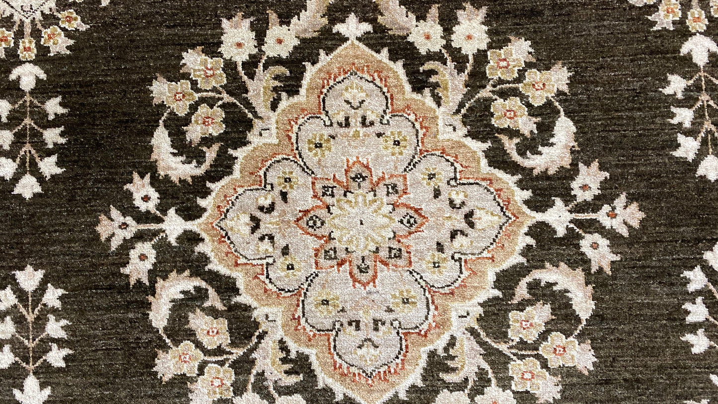 Turkaman weave Afghan 19th century Mogul Ziegler design, 368x271cm | Rug# 13807