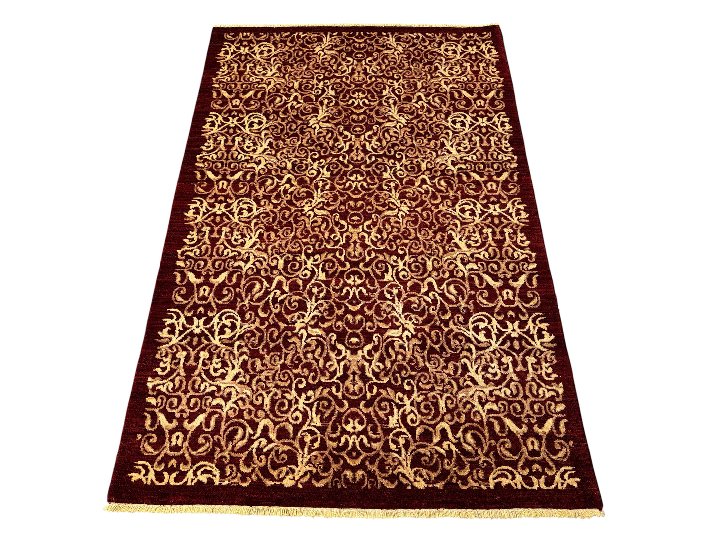 Afghan Turkaman weave, Eslimi flowers,  209×141 cm | Rug# 13825