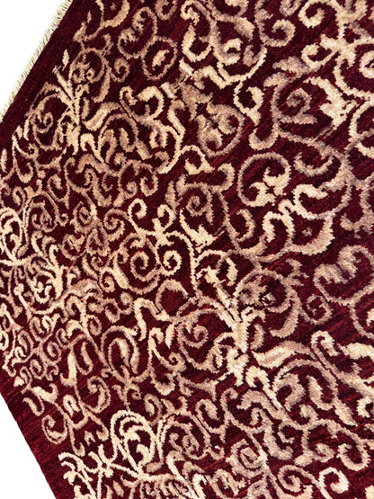 Afghan Turkaman weave, Eslimi flowers,  209×141 cm | Rug# 13825