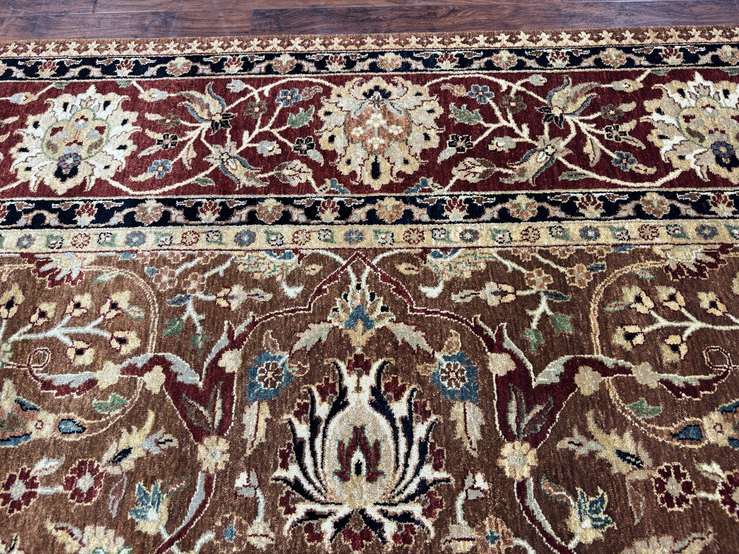custom made Jaipur carpet, 16th c Safavid  design 360×277 cm | Rug# 16252