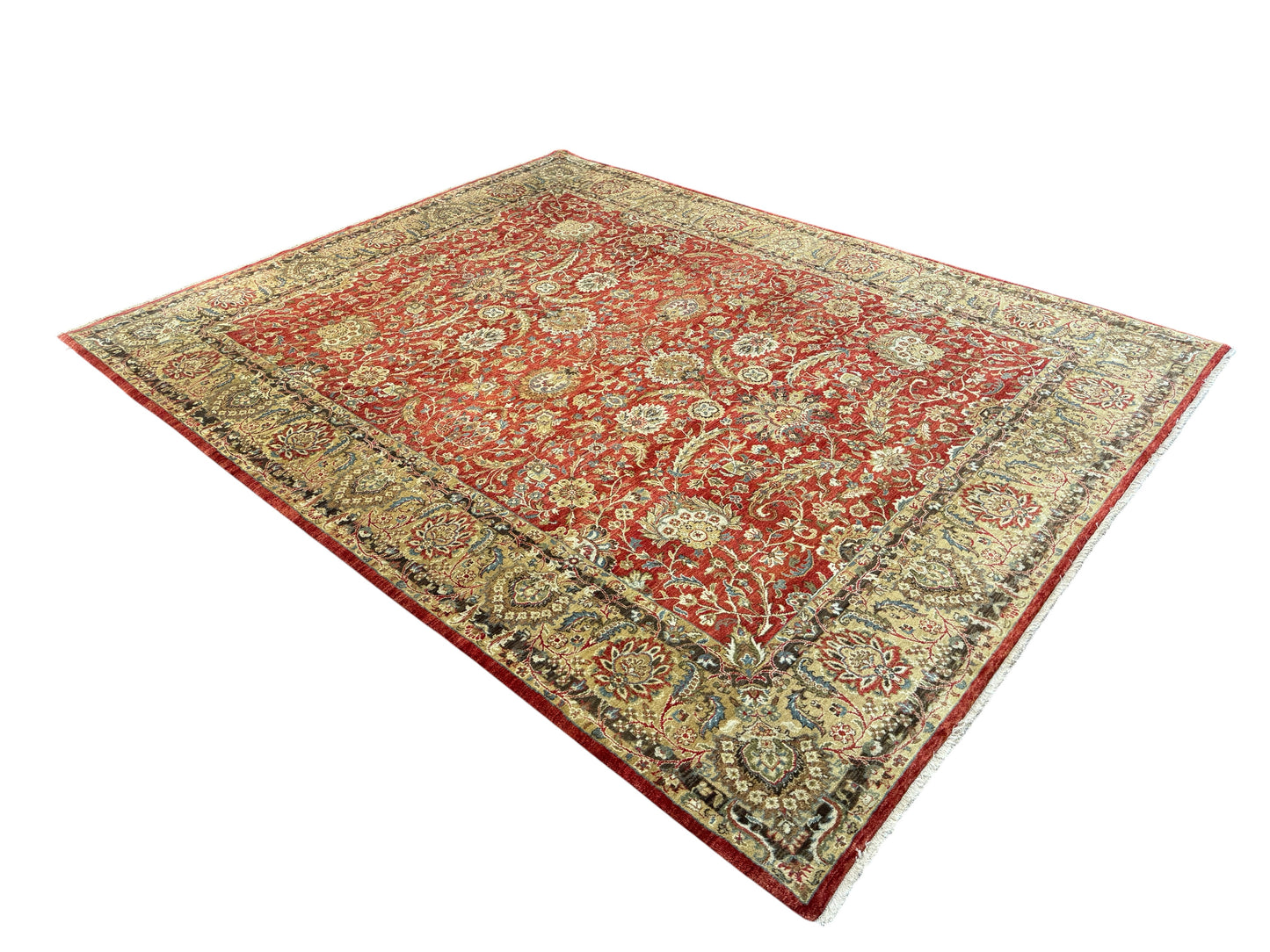 Very fine Jaipur, 19th c Tabriz design 309×247 cm | Rug# 16323