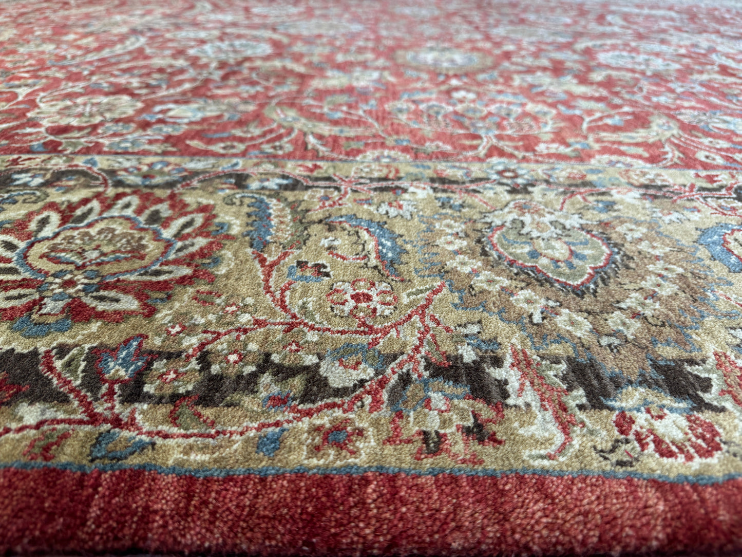 Very fine Jaipur, 19th c Tabriz design 309×247 cm | Rug# 16323
