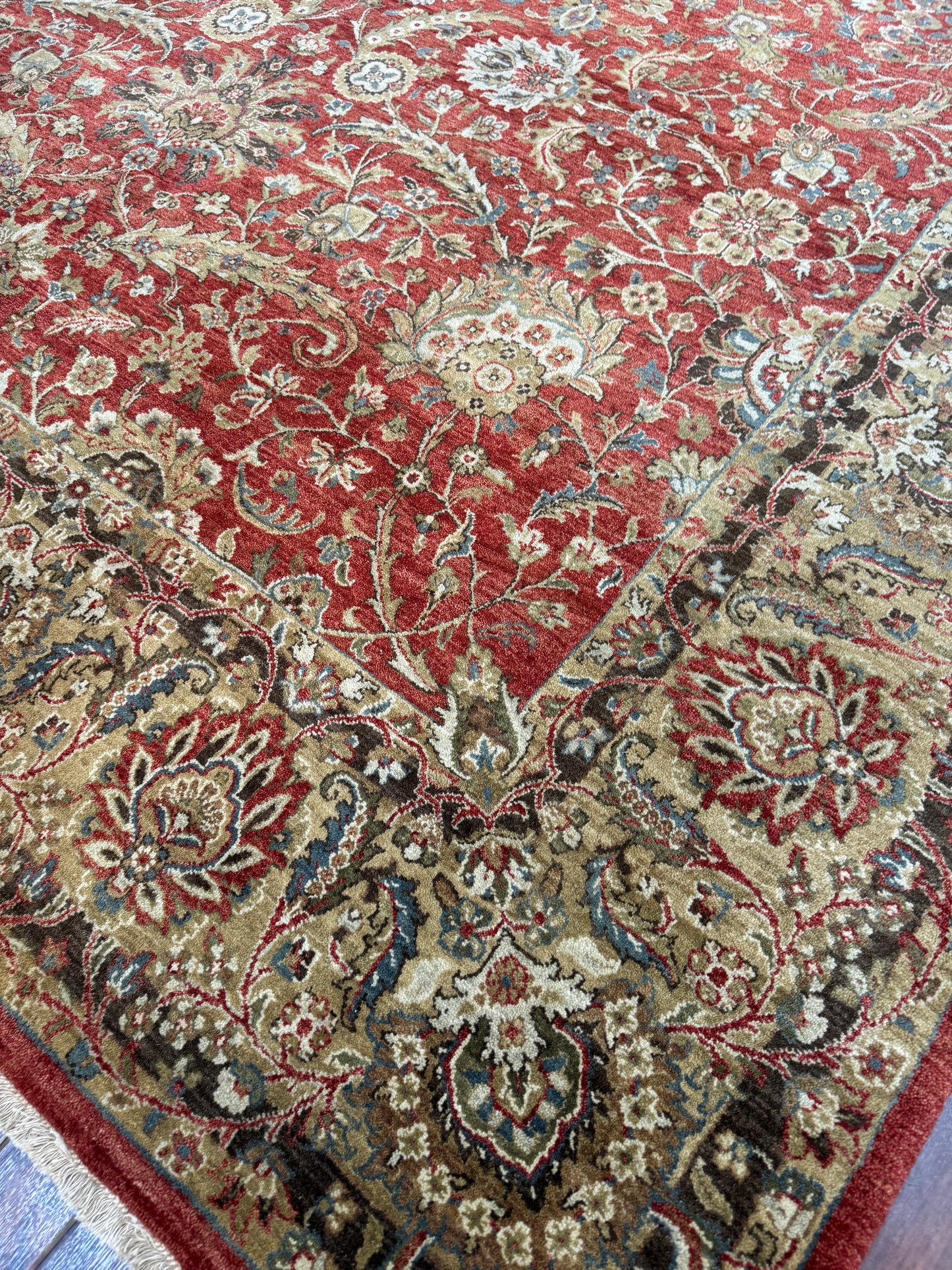 Very fine Jaipur, 19th c Tabriz design 309×247 cm | Rug# 16323