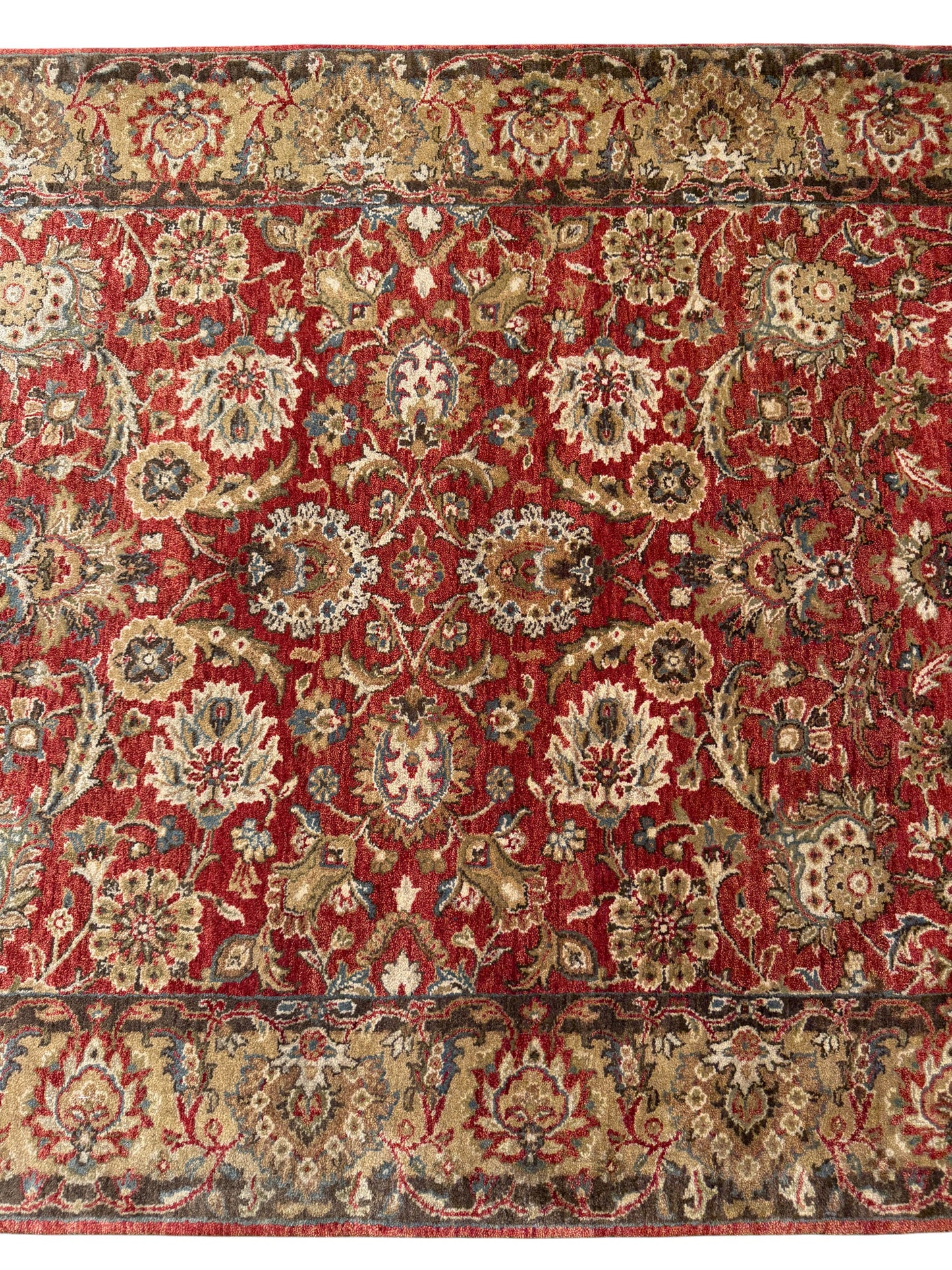 Superfine Jaipur, 19th century Tabriz haji Jalili design, 424x124 cm | Rug# 16328