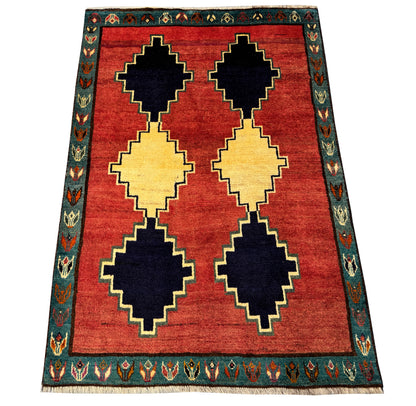 vintage nomadic Gabbeh, Persia 200×134 cm | Rug# 17140