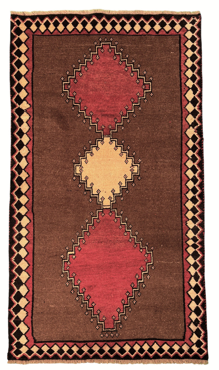 Nomadic vintage Gabbeh, Persia 185×101 cm | Rug# 17141