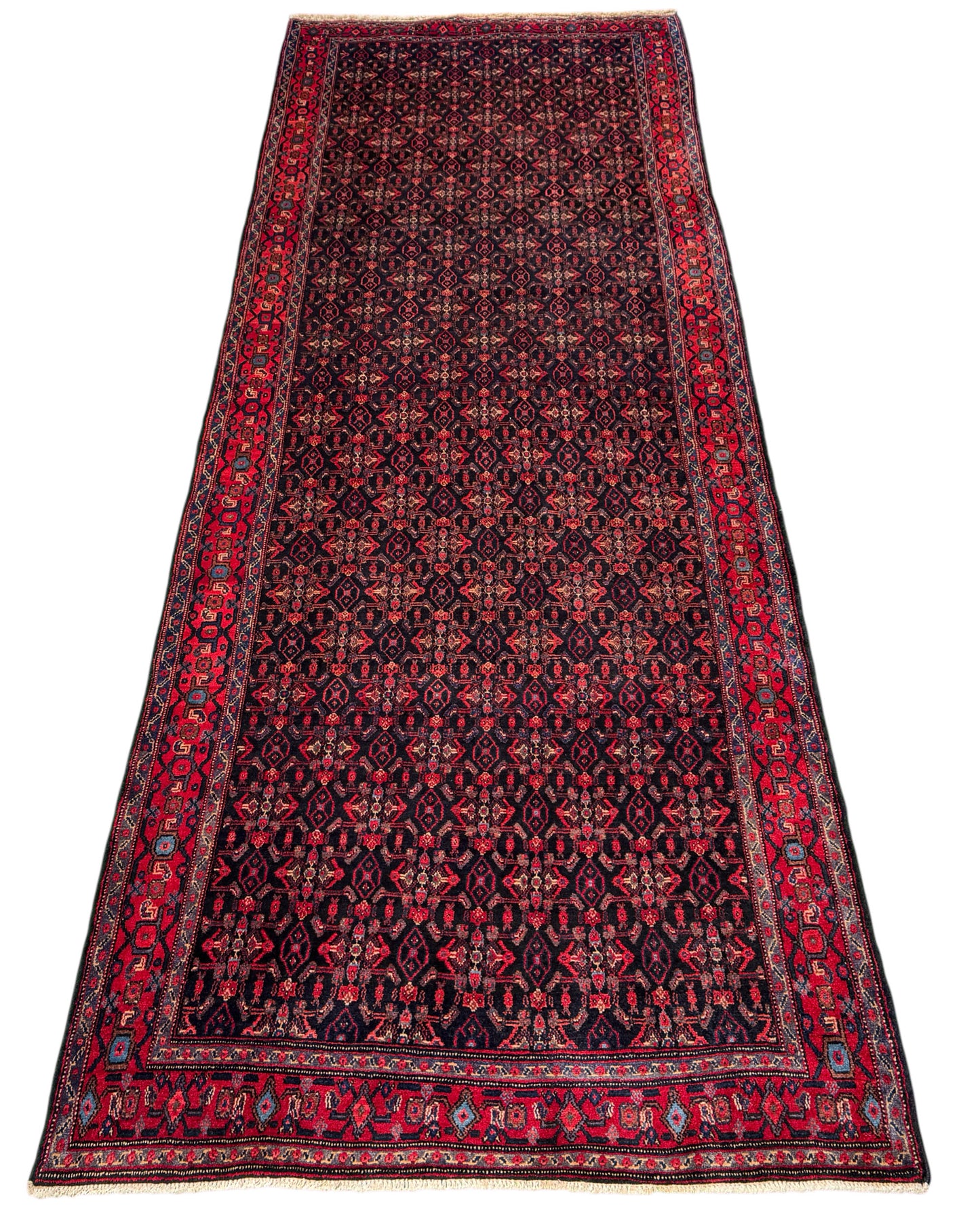 Rare Kurdish Takpood Galleria-Runner 386x145cm | Rug# 1911