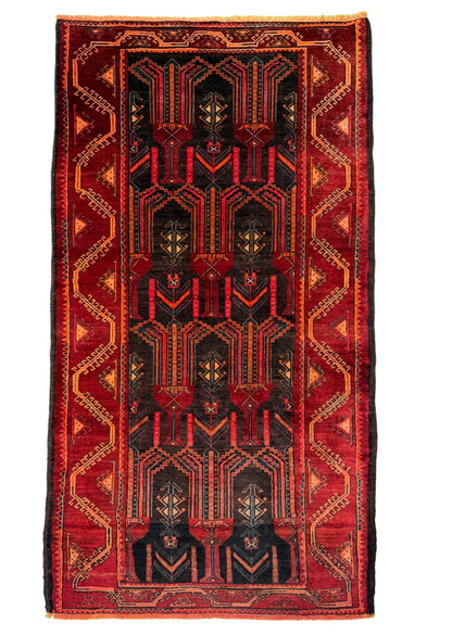 Vintage Nomadic Zabul-Balouch,  Persia, size 268x126 cm | Rug# 19709