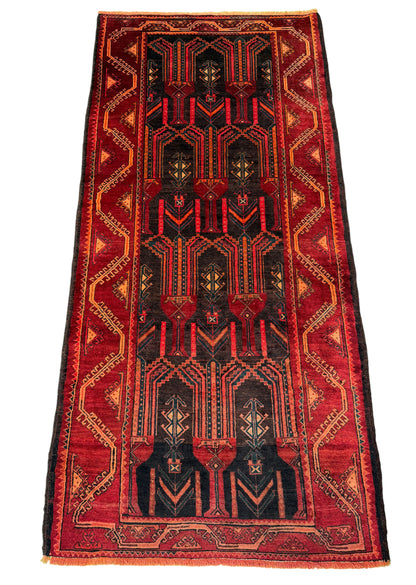 Vintage Nomadic Zabul-Balouch,  Persia, size 268x126 cm | Rug# 19709