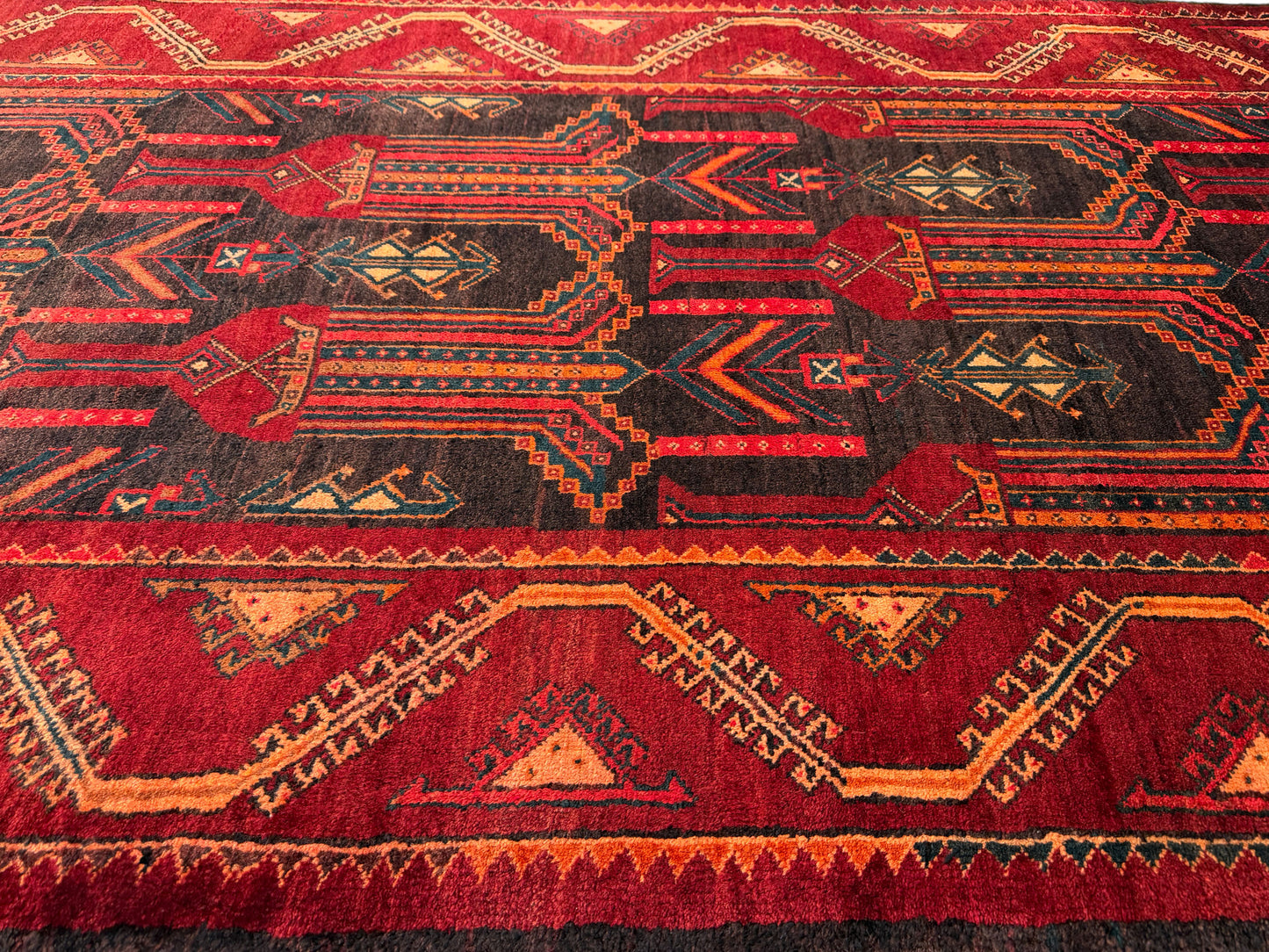 Vintage Nomadic Zabul-Balouch,  Persia, size 268x126 cm | Rug# 19709